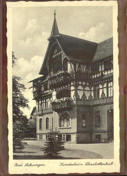 Bad Salzungen Kinderheim Charlottenhall