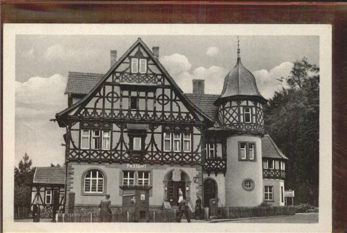Bad Liebenstein Postamt Fachwerkhaus