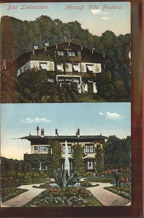 Bad Liebenstein Herzogl Villa Feodora Fontäne