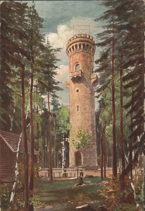Ilmenau Thueringen Kickelhahn Turm