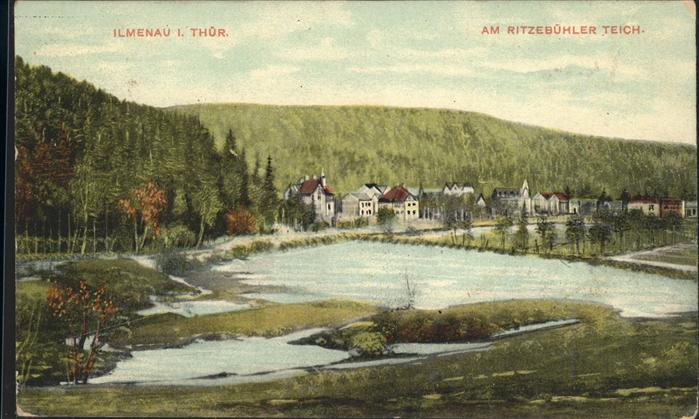 Ilmenau Thueringen Am Ritzebühler Teich
