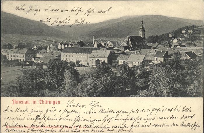 Ilmenau Thueringen Ortsansicht