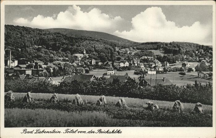 Bad Liebenstein Blick von der Reichshöhe