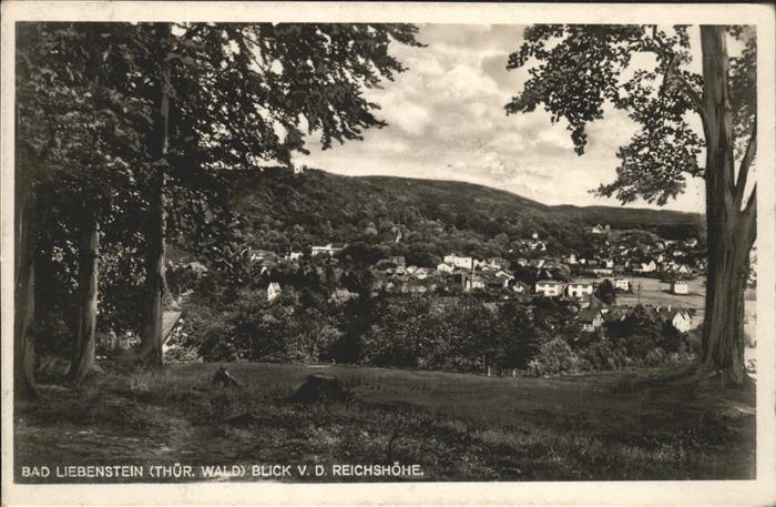 Bad Liebenstein Blick von der Reichshöhe