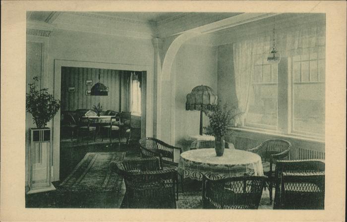 Bad Liebenstein Sanatorium Halle mit Biedermeierstübche