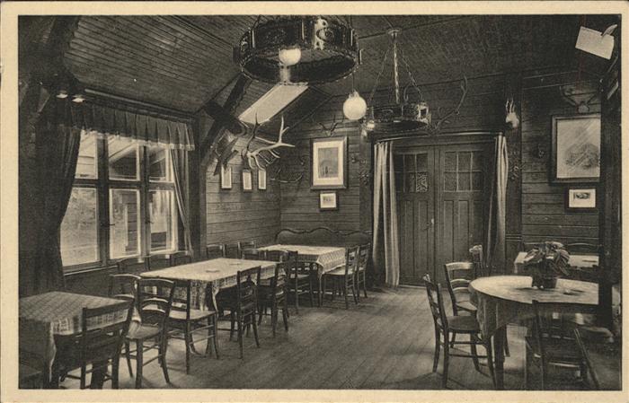 Brotterode Waldschänke Dreiherrnstein Gastraum