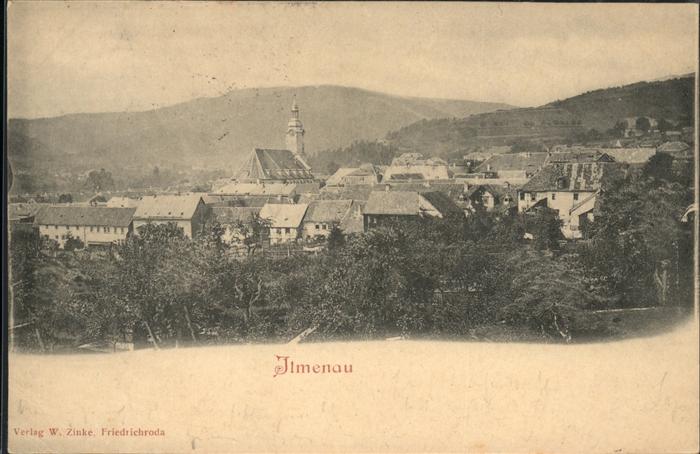 Ilmenau Thueringen Ortsblick