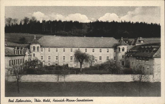 Bad Liebenstein Heinrich Mann Sanatorium