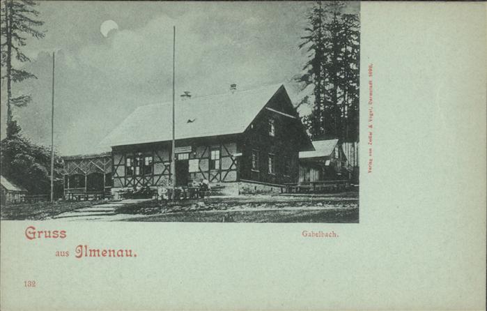 Ilmenau Thueringen Haus Gabelbach