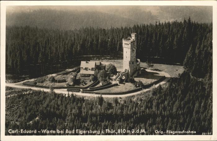 Elgersburg Fliegeraufnahme Carl Eduard Warte