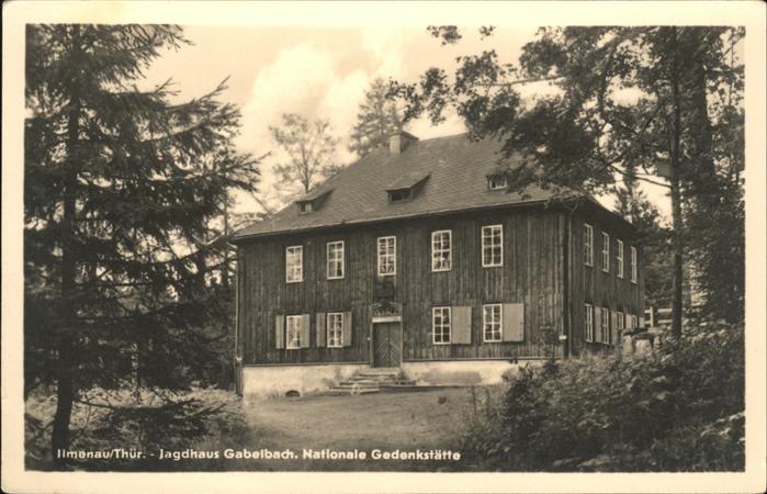 Ilmenau Thueringen Jagdhaus Gabelbach