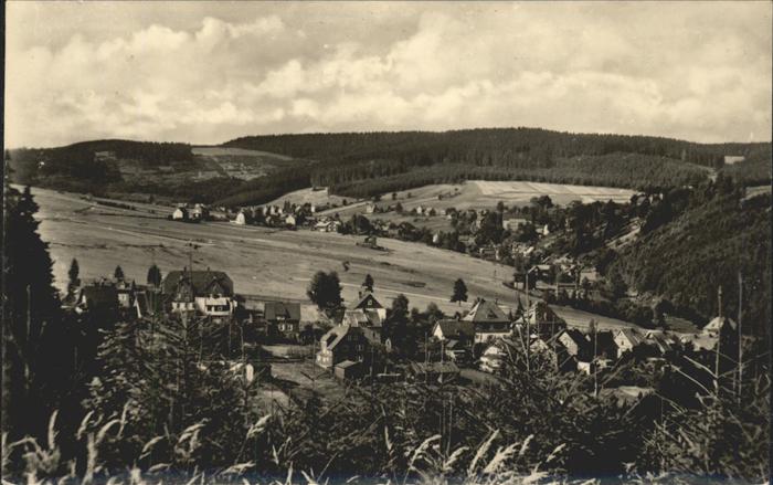 Altenfeld Thueringen Blick vom Königswald