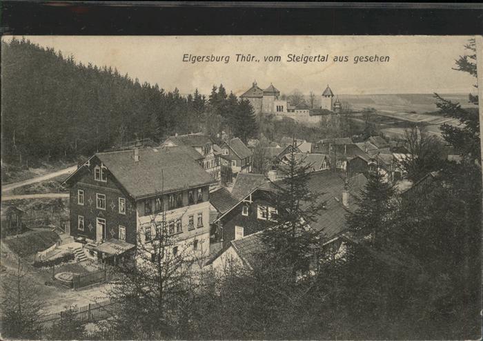 Elgersburg Teilansicht vom Steigertal gesehen