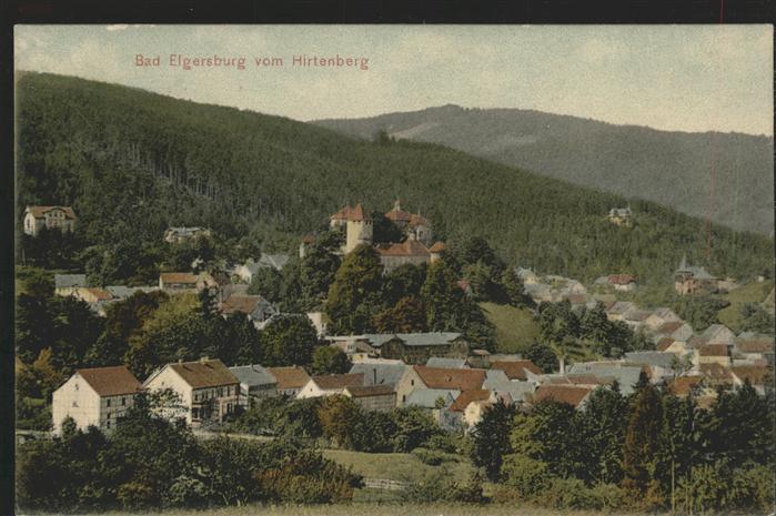 Elgersburg Panorama mit Schloss vom Hirtenberg