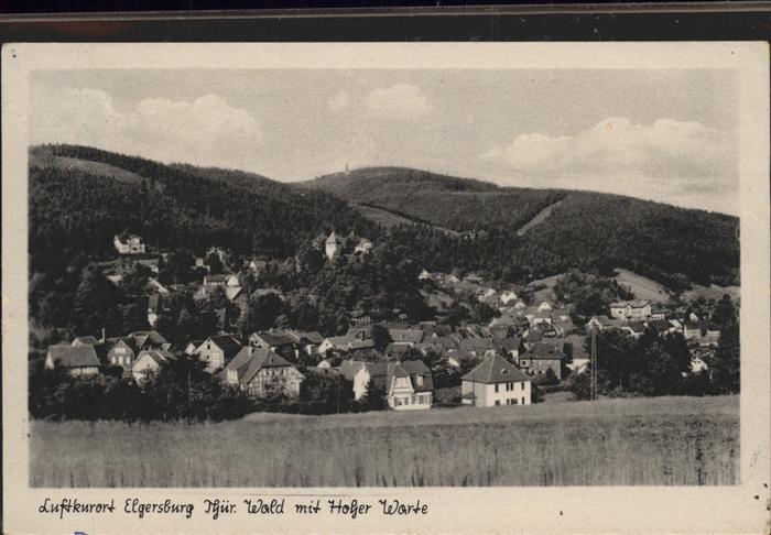 Elgersburg Panorama mit Hohe Warte