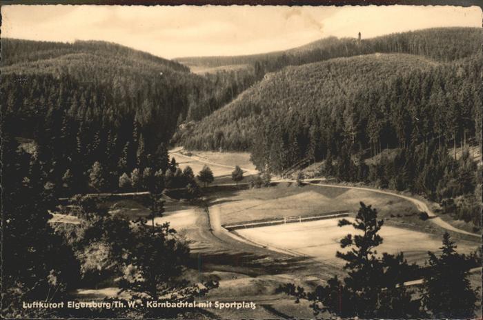 Elgersburg Körnbachtal mit Sportplatz