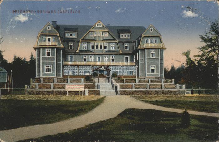 Ilmenau Thueringen Berghotel Kurhaus Gabelbach