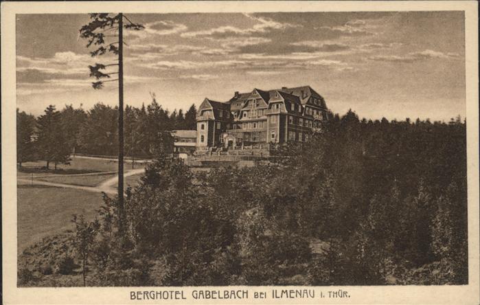 Ilmenau Thueringen Berghotel Gabelbach