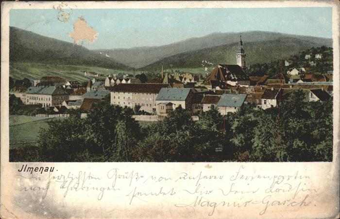 Ilmenau Thueringen Ortsblick