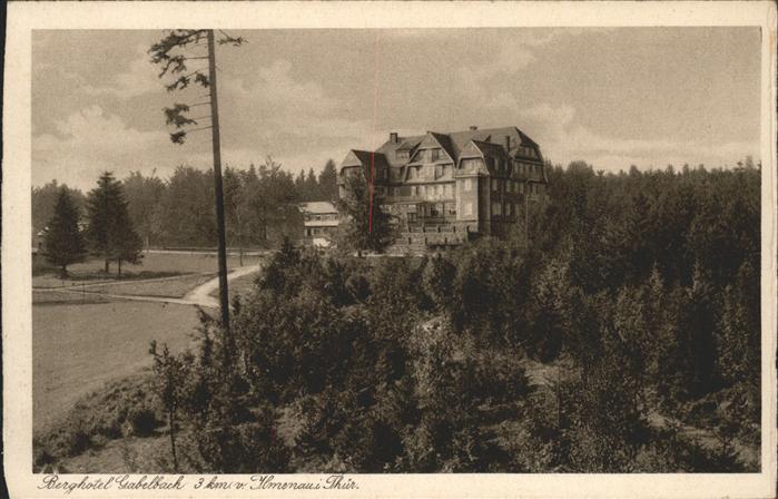 Ilmenau Thueringen Berghotel Gabelbach