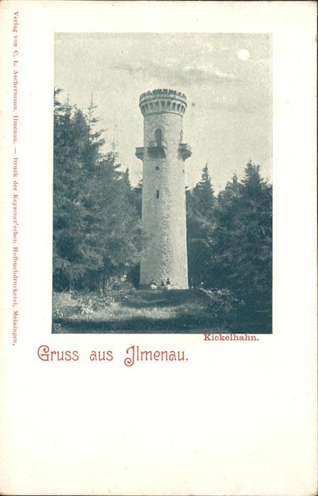 Ilmenau Thueringen Kickelhahn Turm