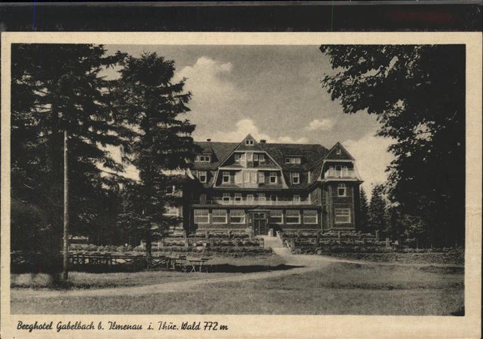 Ilmenau Thueringen Berghotel Gabelbach