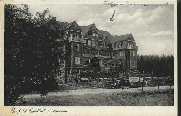 Ilmenau Thueringen Berghotel Gabelbach