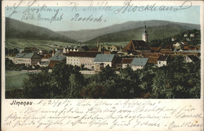 Ilmenau Thueringen Panorama