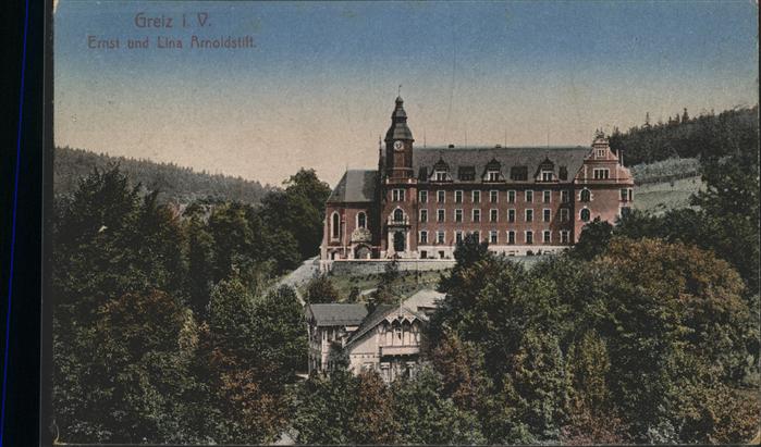 Greiz Thueringen Ernst und Lina Arnoldstift