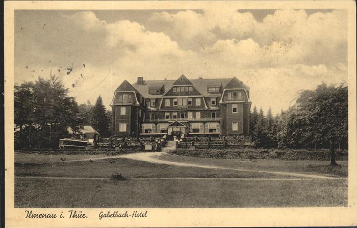 Ilmenau Thueringen Gabelbach Hotel