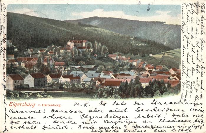 Elgersburg Blick vom Hirtenberg