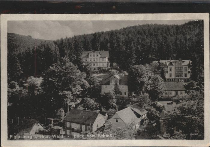 Elgersburg Blick vom Schloss