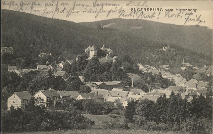 Elgersburg Blick vom Hirtenberg