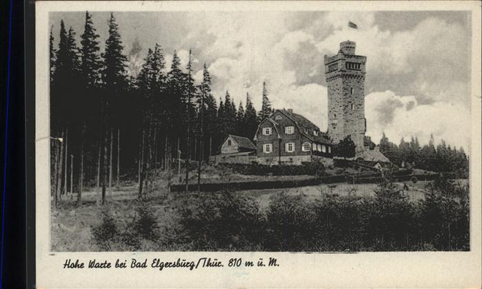 Elgersburg Hohe Warte