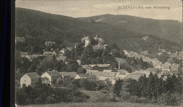 Elgersburg Panorama mit Schloss Elgersburg