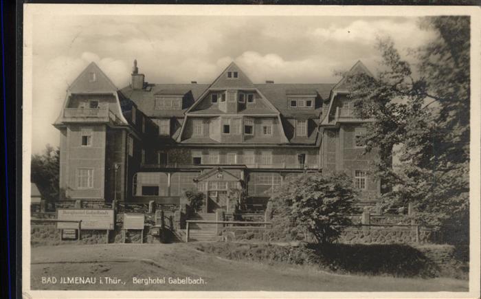 Ilmenau Thueringen Berghotel Gabelbach