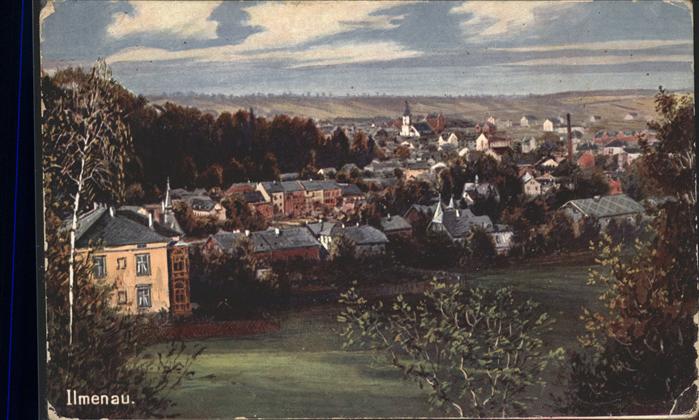 Ilmenau Thueringen Ortsansicht
