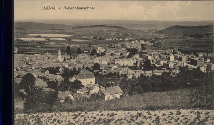 Ilmenau Thueringen vom Ravenehäuschen