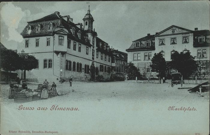 Ilmenau Thueringen Marktplatz
