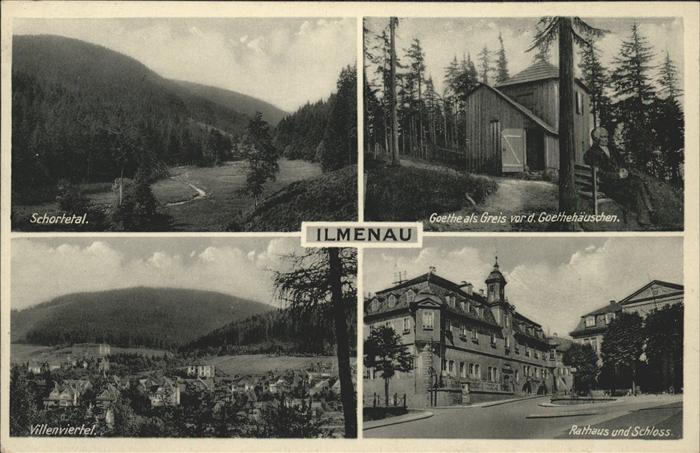 Ilmenau Thueringen Schortetal Goethe Häuschen Villenvierte