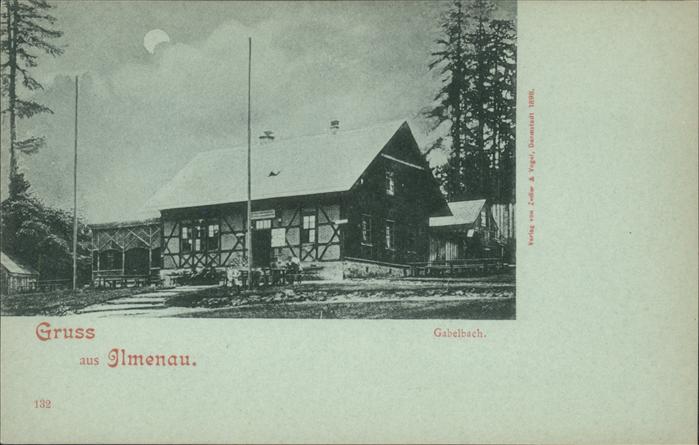Ilmenau Thueringen Gabelbachhäuschen