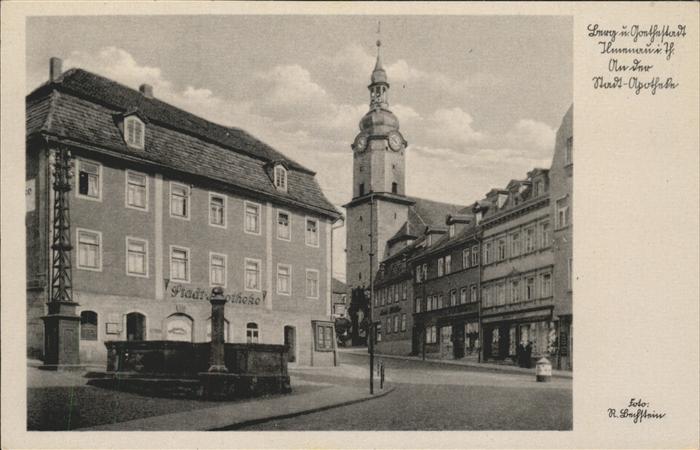 Ilmenau Thueringen An der Stadt Apotheke