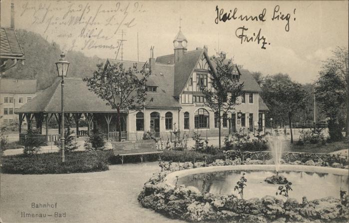 Ilmenau Thueringen Bahnhof