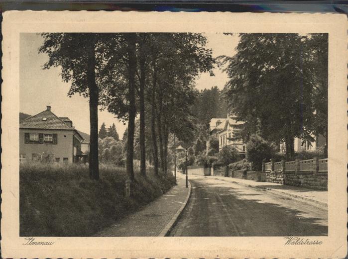 Ilmenau Thueringen Waldstrasse