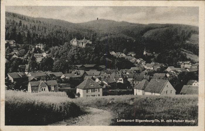 Elgersburg Panorama mit Hoher Warte