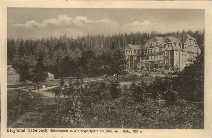 Ilmenau Thueringen Berghotel Gabelbach
