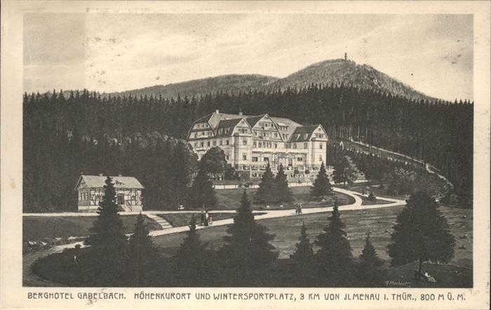 Ilmenau Thueringen Berghotel Gabelbach