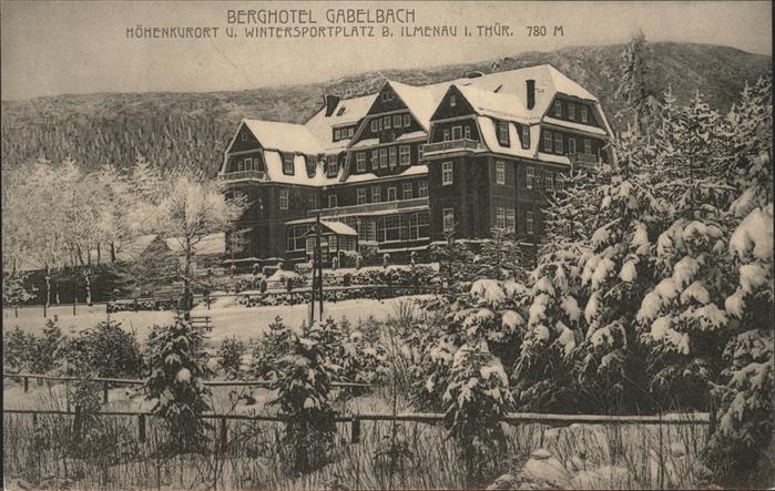 Ilmenau Thueringen Berghotel Gabelbach