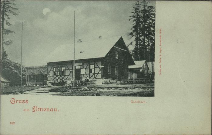 Ilmenau Thueringen Gabelbachhaus