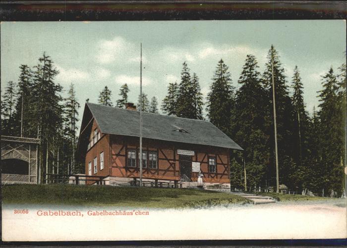 Gabelbach Thueringen Gabelbachhäuschen